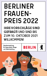Berliner Frauenpreis 2022 ausgeschrieben