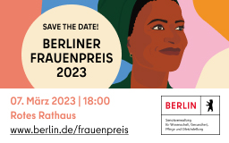 Verleihung des Berliner Frauenpreises am 7. März 2023